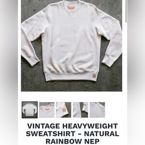 Gustin Cream Sweater with Rainbow Nep